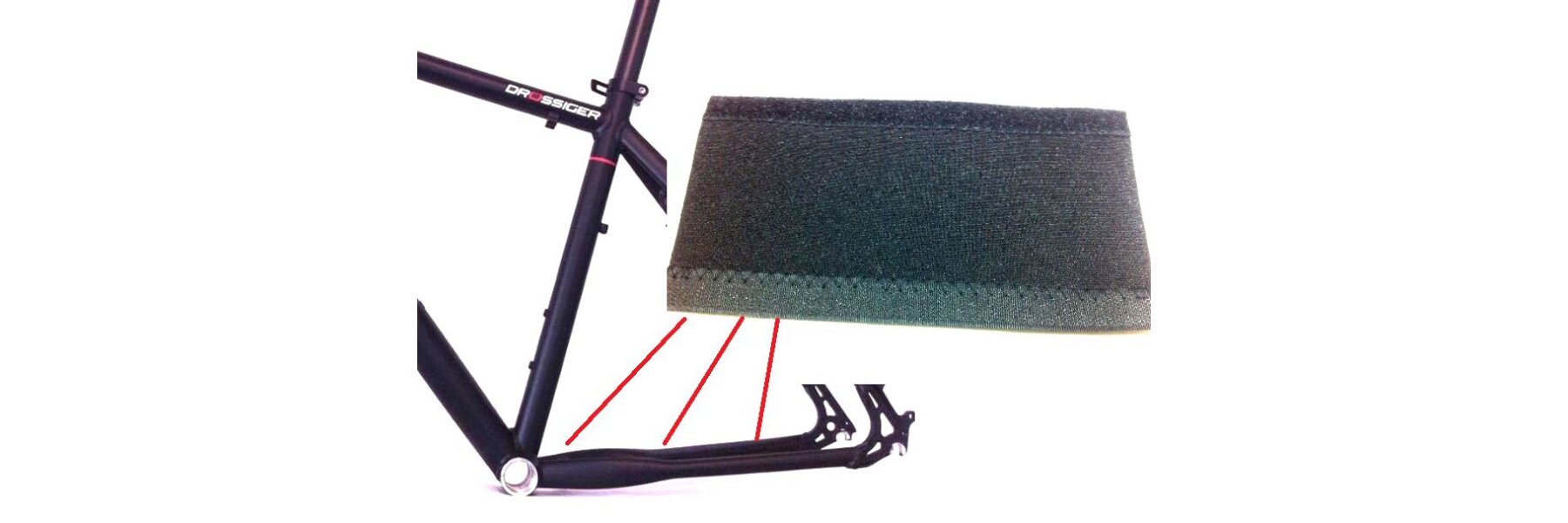 Fahrrad-Gabel-Schutz | Universal-Protektor | Schutz Vor Steinschlag & Kratzern | Einfache Montage