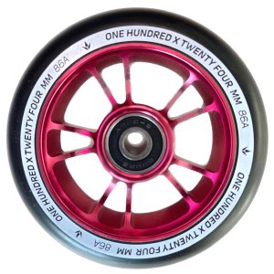 Blunt Stunt-Scooter Rolle Spoked Alloy Core 100mm Rot