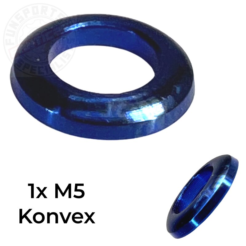 Titan M5 Konvex Ausgleichscheibe Blau