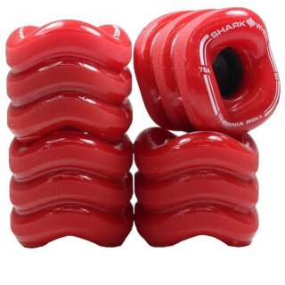Shark Wheels California Roll Cruiser Rollen 60mm/78A (4er Set) rot