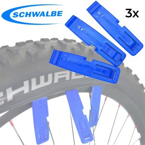 Schwalbe Fahrrad Reifenheber Montage Hebel 3er Set blau
