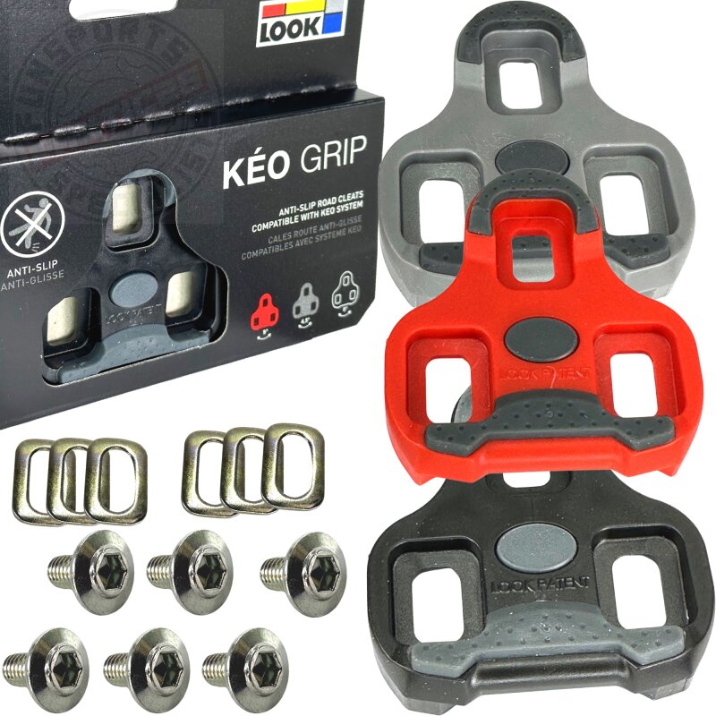 Look Kéo Grip Fahrrad Pedal Schuhe Cleats Pedalplatten (Paar)