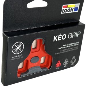 Look Kéo Grip Fahrrad Pedal Schuhe Cleats Pedalplatten (Paar) rot