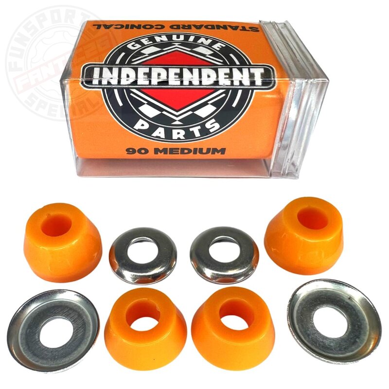Independent Standard Conical Cushings Medium 90A Orange