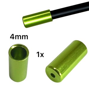 MSC Schaltungszug-Aussenhülle-Endkappe 4mm grün