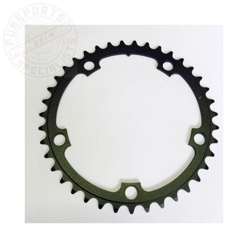 Aerozine Road Kettenblatt schwarz 5 Arm 130mm Lochkreis (39T)