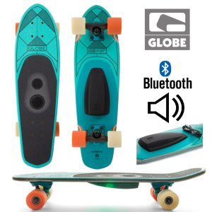 Globe GSB Blazer Cruiser 26 Teal mit Boombotix Bluetooth Lautsprechern