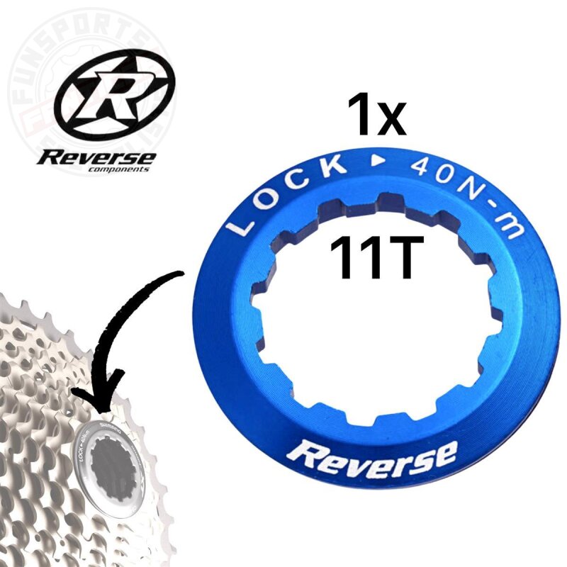 Reverse Kassettenverschlussring dunkelblau