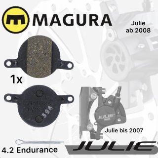 Magura Bremsbeläge 4.2 Julie Disc Scheibenbremse Niederdruck Endurance 0722475
