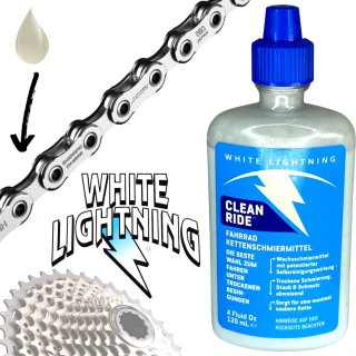 White Lightning Fahrrad Ketten Schmiermittel Clean Ride 120ml