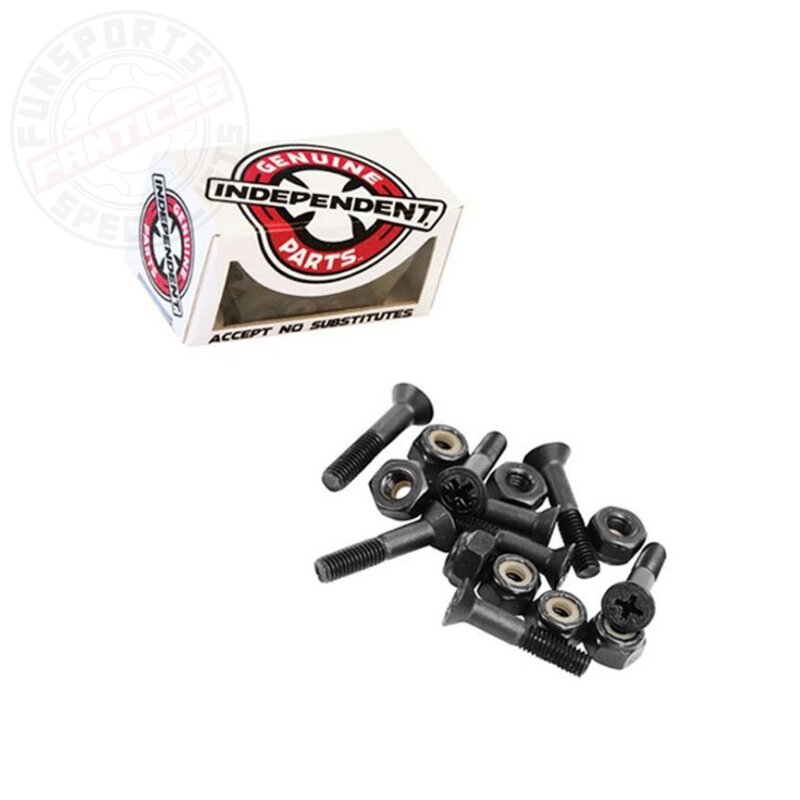Independent Skateboard Montagesatz 1-1/4'' (3,175 cm) Kreuz schwarz