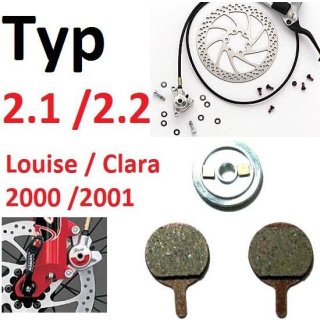 Magura Bremsbel&auml;ge 2.1 Louise 2001/Clara 2000 Performence Disc Scheibenbremse 0721003