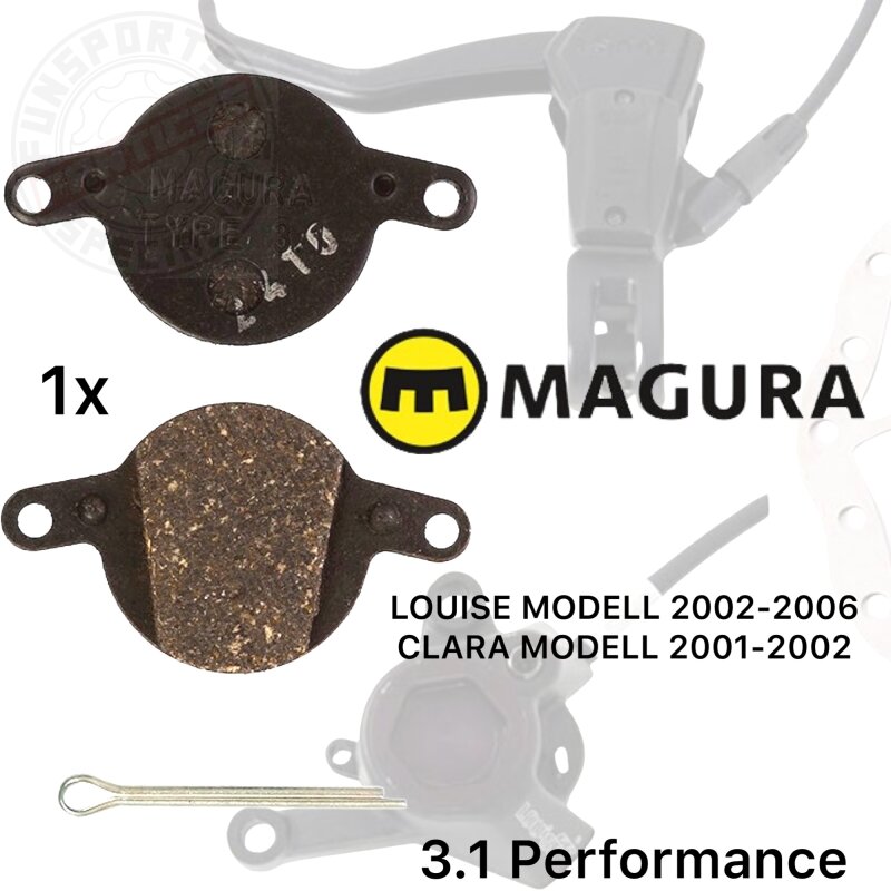 Magura Bremsbeläge 3.1 Louise ab 2002-2006, Clara ab 2001-2002 0721324