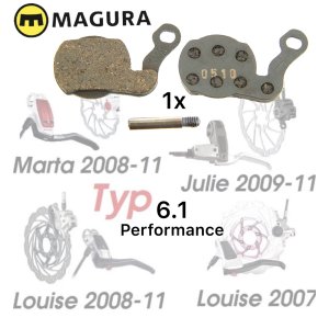 Magura Bremsbeläge 6.1 Louise ab 2007 Marta 2009...