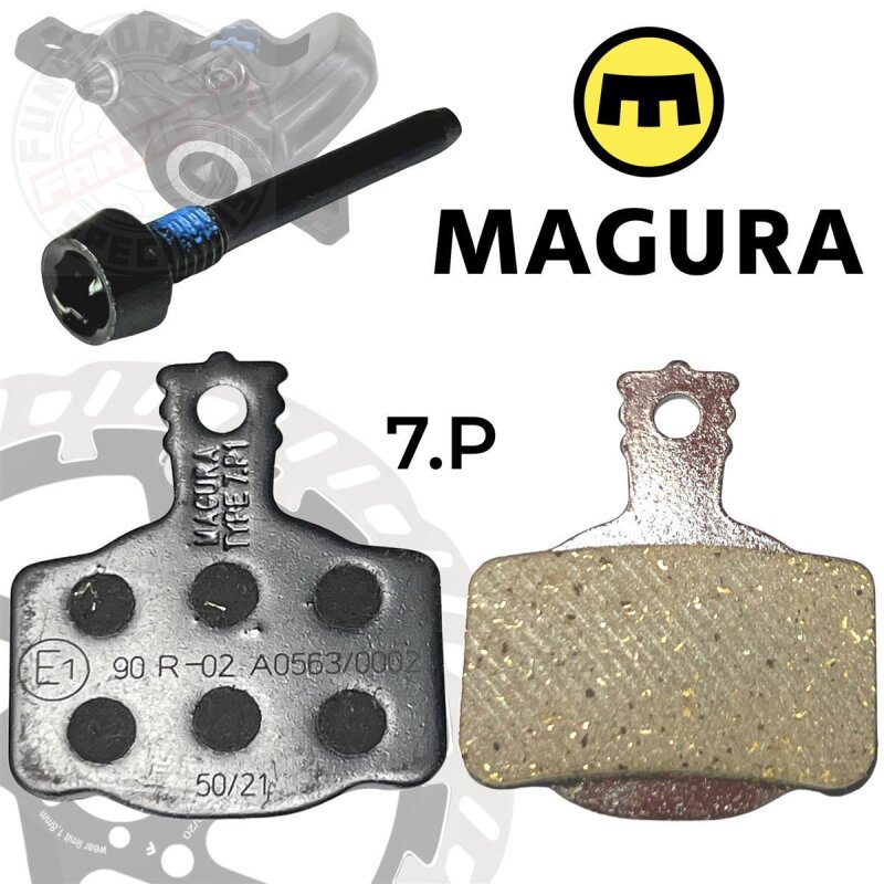 Magura Bremsbeläge 7.P MT-2 4 6 8 2012 Scheibenbremse performence Schwarz 2701625