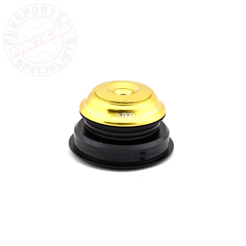 Aerozine semi integriertes Headset Tapered 1 1/8" / 1.5" Gold/Schwarz