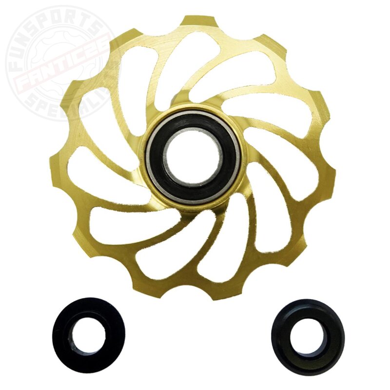 F26 Storm SL Schaltwerksrolle 11T Alu Gold