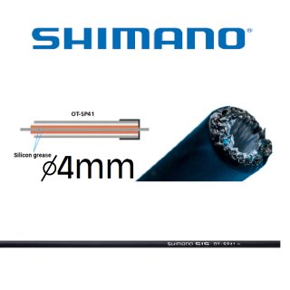 Shimano 1m Schaltau&szlig;enh&uuml;lle SP41 4mm schwarz