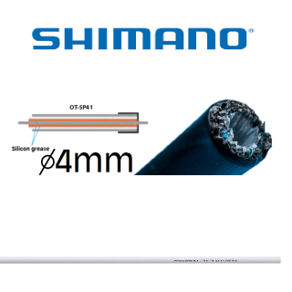 Shimano 1m Schaltaußenhülle SP41 4mm weiß