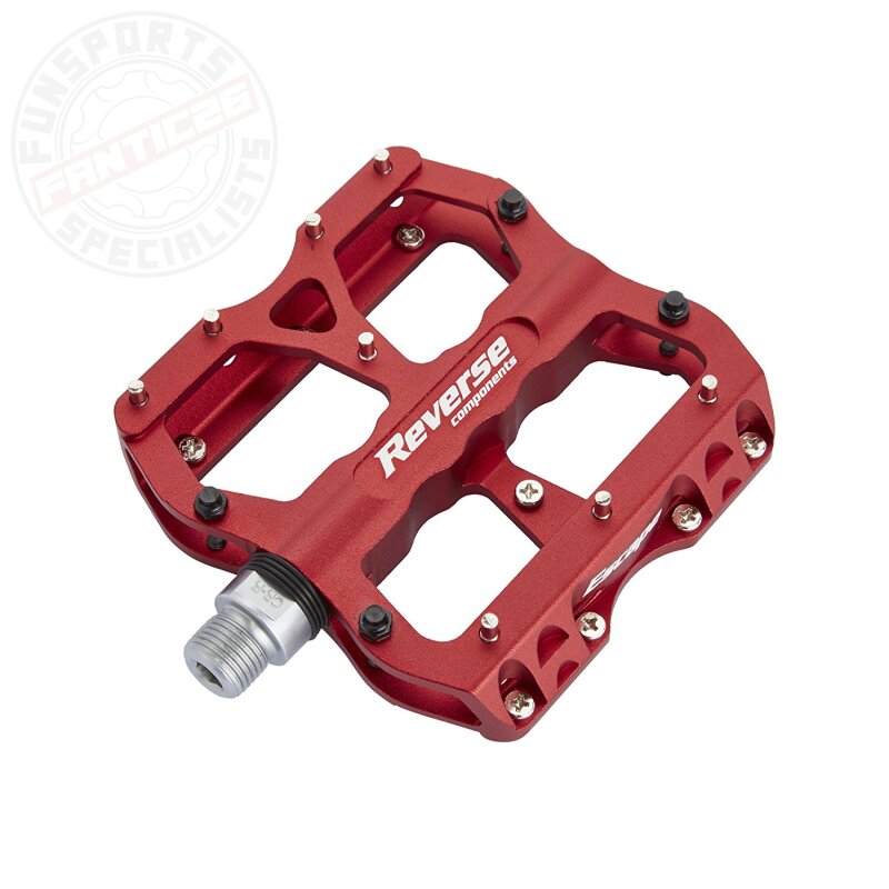 Reverse Escape Flat Fahrrad Pedal Rot
