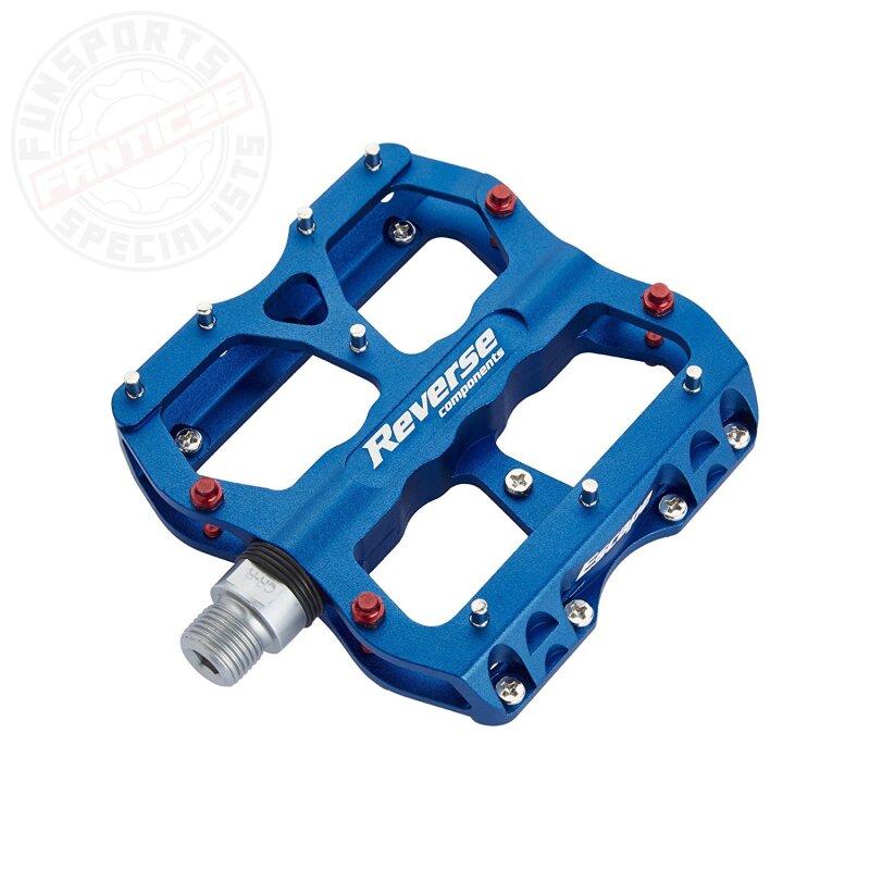 Reverse Escape Flat Fahrrad Pedal Blau