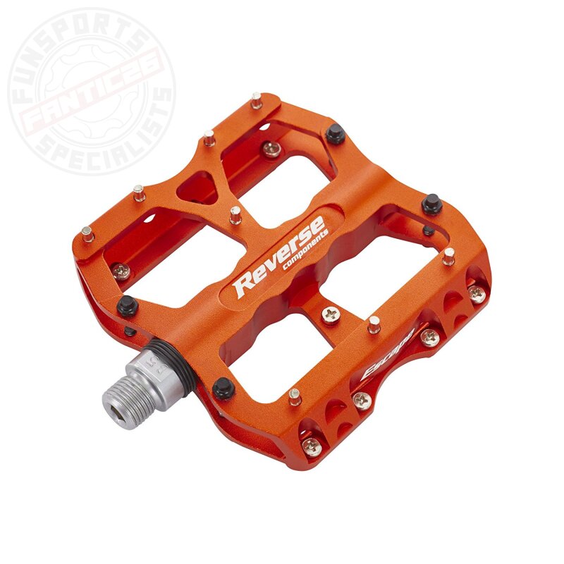 Reverse Escape Flat Fahrrad Pedal Orange