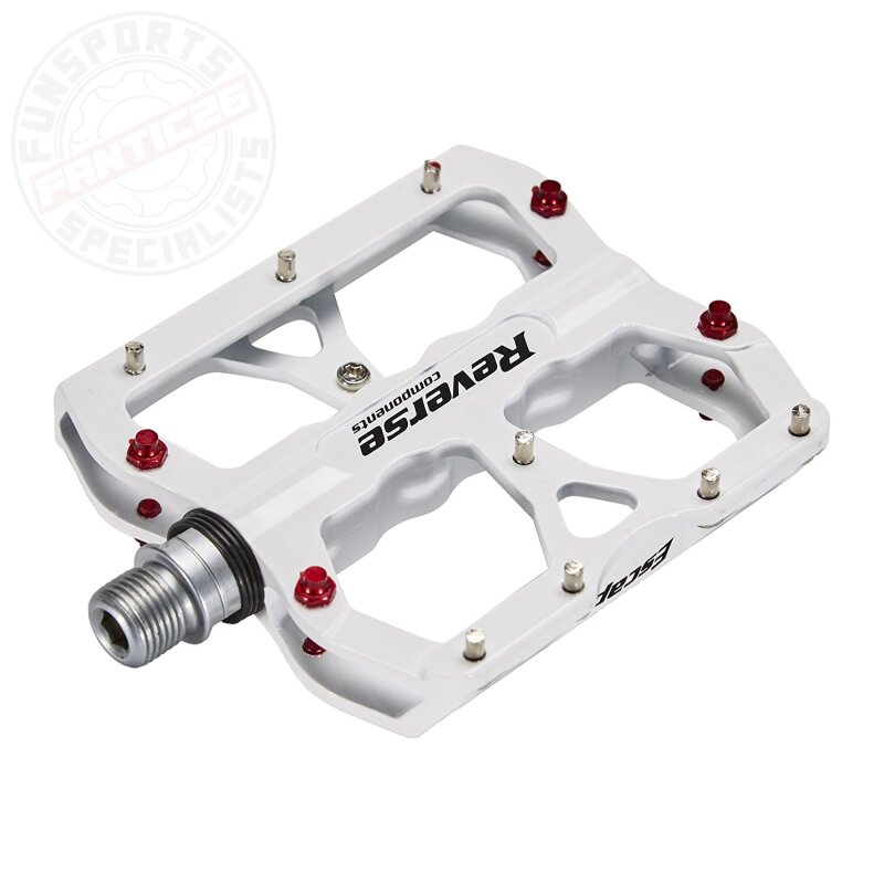 Reverse Escape Flat Fahrrad Pedal Weiss