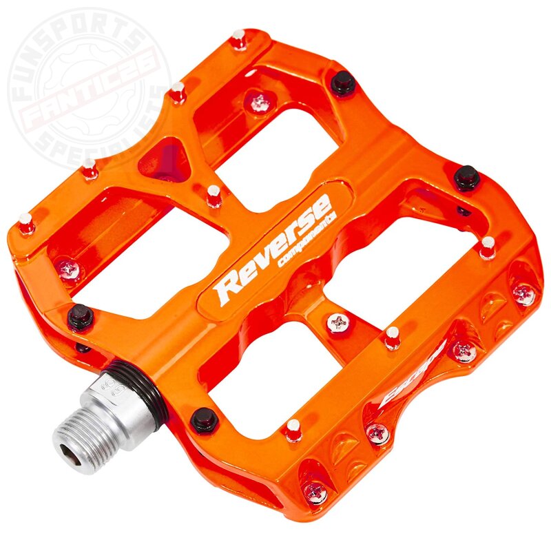 Reverse Escape Flat Fahrrad Pedal Neon-Orange