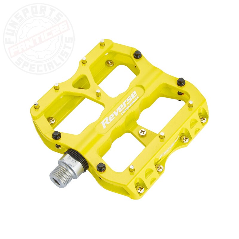 Reverse Escape Flat Fahrrad Pedal Gelb