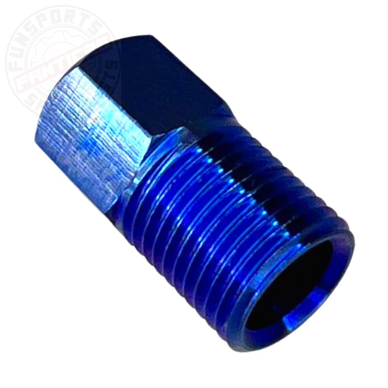 F26 Titan M8x0,75 Überwurfschraube für Magura/Avid/Shimano Titan Blau