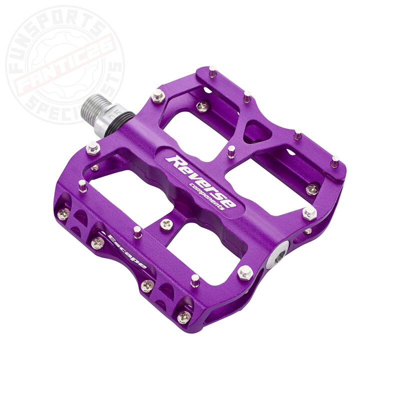 Reverse Escape Flat Fahrrad Pedal Purple