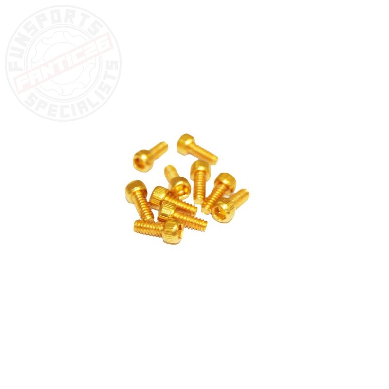 Reverse Escape Pro Pedal Pin Set 16 Stück für ein Pedal Gold
