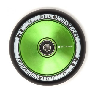Root Industries Air Stunt-Scooter Rolle 120mm Gr&uuml;n / PU Schwarz
