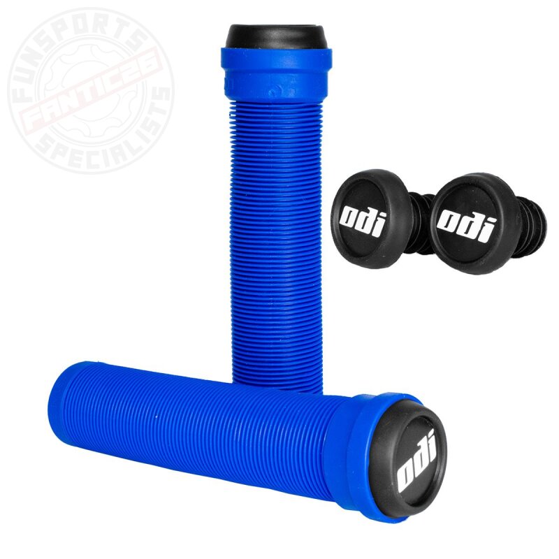ODI Longneck SL 135mm Soft Stunt-Scooter / BMX Griffe Blau