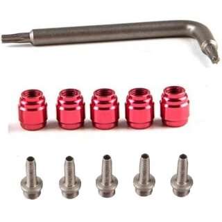 SRAM / Avid Leitungsring Kit mit Olive und Insertpin für Scheibenbremse 5 Sets + Torx T8 Schlüssel