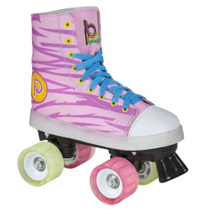 Playlife Junior Rollerskates mit Leuchtfunktion Lunatic Pink 36