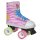 Playlife Junior Rollerskates mit Leuchtfunktion Lunatic Pink 36