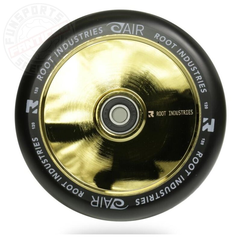 Root Industries Air Stunt-Scooter Rolle 120mm Gold/PU Schwarz