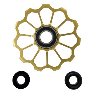 F26 Skeleton SL Schaltwerksrolle Jockey Wheel 11T Gold