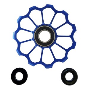 F26 Skeleton SL Schaltwerksrolle Jockey Wheel 11T Blau