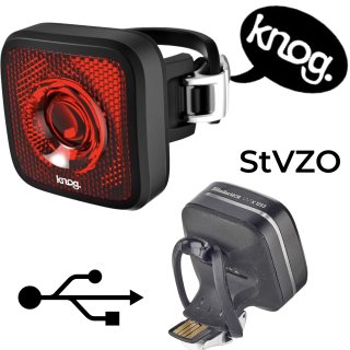 Knog Blinder MOB Fahrradlampe StVZO rote LED