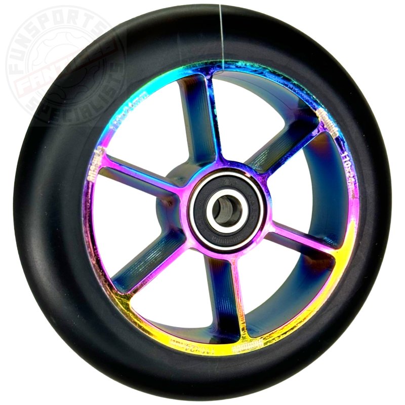 Anaquda Blade Stunt-Scooter Rolle 120mm Abec 11 Kugellager neochrome 