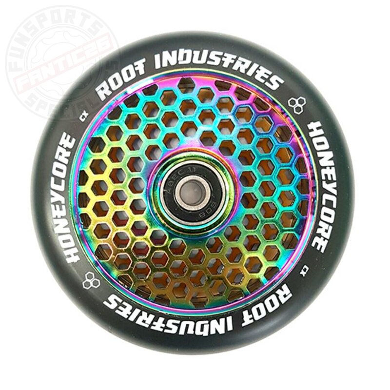 Root Industries Honeycore Stunt-Scooter Rolle 120mm Neochrom/PU Schwarz