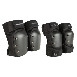 Pro-Tec Knie/Ellbogen Schoner-Set schwarz M