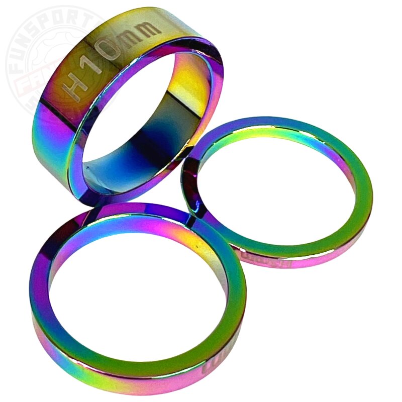 Blunt Headset Spacer Set 1-1/8" 3,5,10mm neochrom