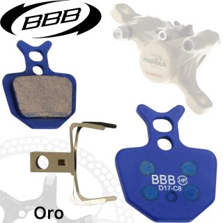 BBB Discstop BBS-66 Scheibenbremsen Disc Bremsbel&auml;ge Formula Oro Puro K18 K24 bianco 