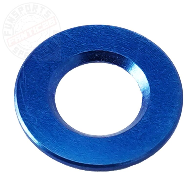 Alu M6 U-Scheibe SL XL Blau