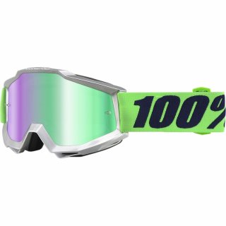 100% Accuri Schutzbrille Spiegellinsen Grün "Nova"