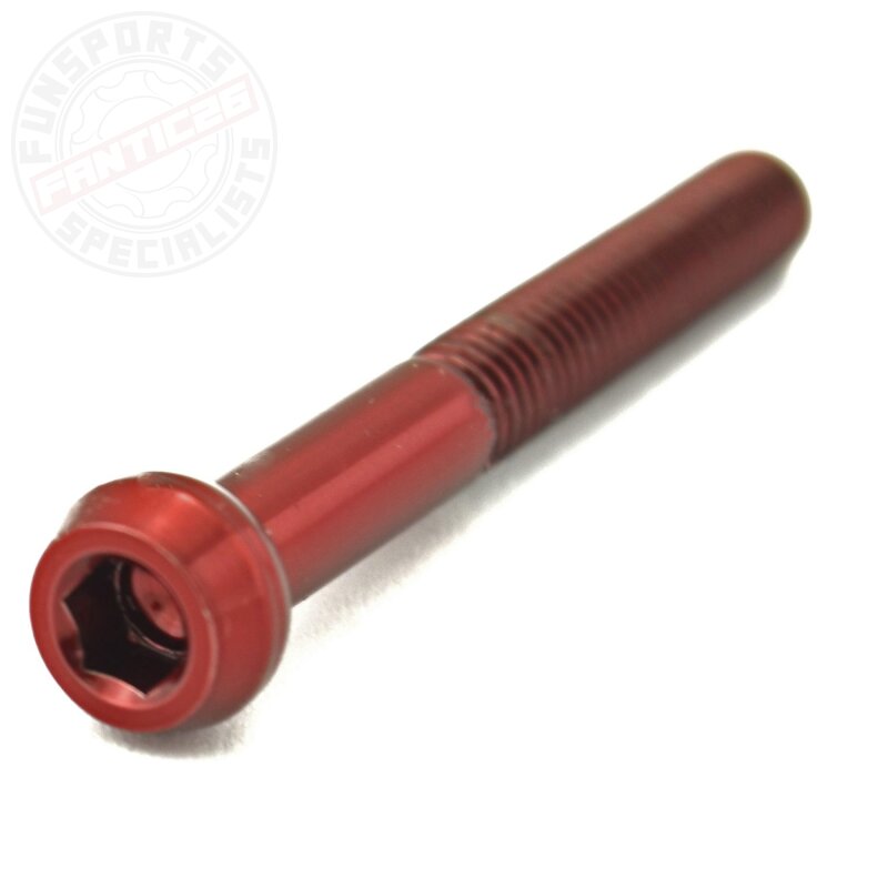 Titan M5x40 Kugelkopf Schraube Rot