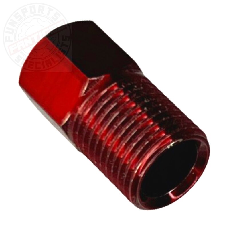F26 Titan M8x0,75 Überwurfschraube für Magura/Avid/Shimano Titan Rot